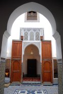 Entrance to Courtyard of Dar Ben Safi, Fes, Morocco